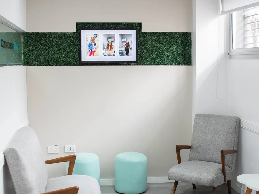 Sala de espera de Kairos Odontología